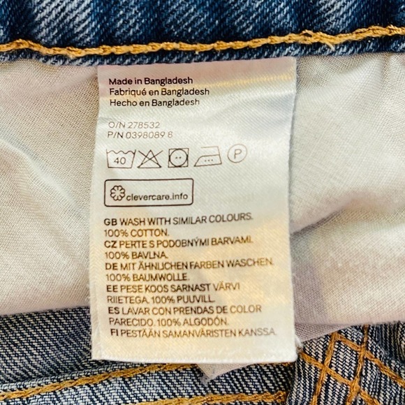 & Denim regular waist cuffed jean shorts - Picture 8 of 11